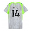Manchester City Nico Gonzalez #14 Tredjedrakt Kvinner 2025-26 Kortermet